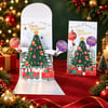 3D Christmas Money Gift Card, Pop Up Holiday Card with Cash Envelope, Creative Christmas Greeting Card for Kids, Family & Loved Ones