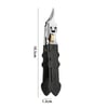 Black Anti-Slip Grip Gear Lock Nail Clipper Set with Ultra-Sharp Tips for Precise Access to Nail Grooves