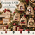 Christmas Drawstring Gift Bags – Festive Santa & Reindeer Prints, Double Drawstring Closure & Durable Fabric – Holiday Cheer in Every Gift