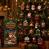 24-Day Mini Christmas Brick Ornament Advent Calendar 24 Unique Buildable Holiday Ornaments to Create, Hang & Keep
