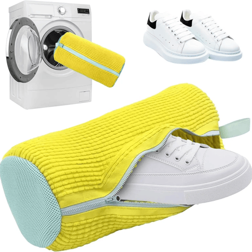 Mesh Laundry Shoe Wash Bag, Footwear Protector Bag for Washing Machine, Household Shoe Cleaning Essential