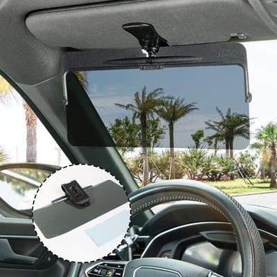 Universal Car Sun Visor With Polarized Glare Protection