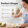 Microwave Egg Poacher Dual cavity, non stick & easy clean Healthier than frying