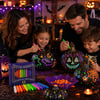 Halloween Glow Art Markers - DIY Neon Pens for Pumpkin, Window & Costume Decorations
