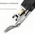 Black Anti-Slip Grip Gear Lock Nail Clipper Set with Ultra-Sharp Tips for Precise Access to Nail Grooves