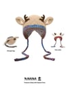 Original design Festive Christmas Antler Hat