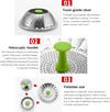 Vegetable Steamer Basket for Cooking Food, Stainless Steel Veggie Steam Basket for Pot