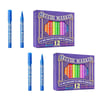 Halloween Glow Art Markers - DIY Neon Pens for Pumpkin, Window & Costume Decorations