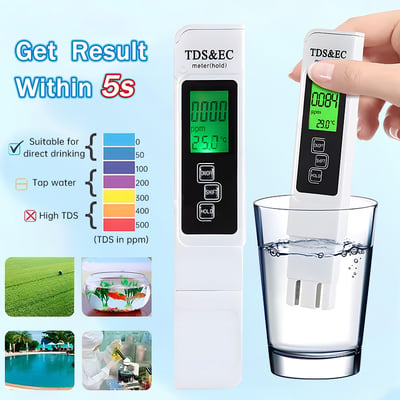 2026 All-New 4 in 1 Digital Water Tester