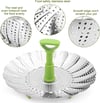 Vegetable Steamer Basket for Cooking Food, Stainless Steel Veggie Steam Basket for Pot
