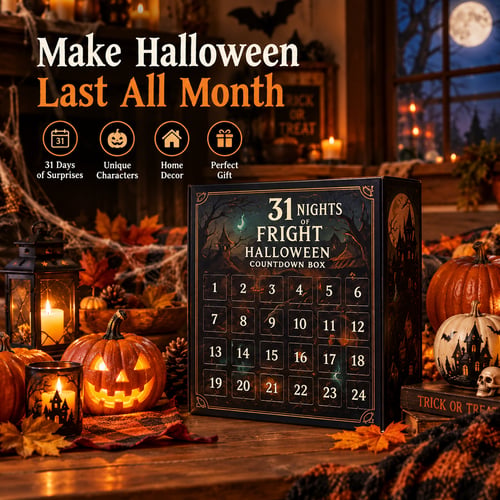 2026 Halloween Countdown Advent Calendar Gift Box