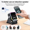 5-in-1 Wireless Induction Bluetooth Speaker with Adjustable Phone Stand