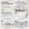 Microwave Egg Poacher Dual cavity, non stick & easy clean Healthier than frying