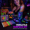 Halloween Glow Art Markers - DIY Neon Pens for Pumpkin, Window & Costume Decorations