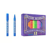 Halloween Glow Art Markers - DIY Neon Pens for Pumpkin, Window & Costume Decorations