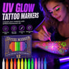 Halloween Glow Art Markers - DIY Neon Pens for Pumpkin, Window & Costume Decorations
